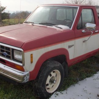 1983 Ford Ranger XL 4x4 Compact Pickup Truck - Red / White, 4 Speed, 2.8L V6