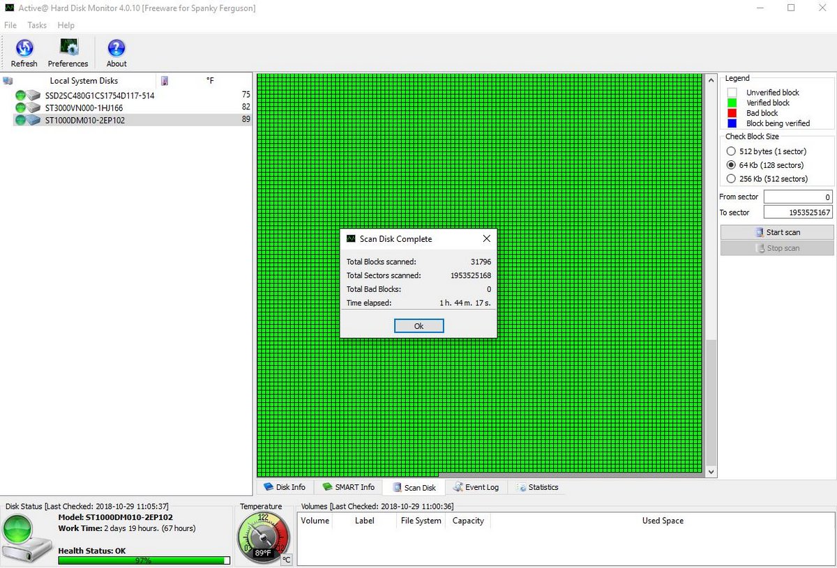 Seagate Barracuda ST1000DM010 1TB 3.5" 2EP102-500 Internal Hard Drive 1000GB - Image 3