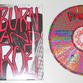 Paleface - Burn And Rob (CD Single Promo - 1991)