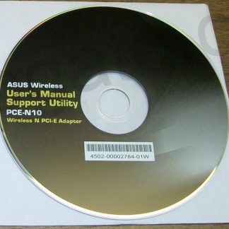 ISO Image of Original Driver CD Disc for Asus PCE-N10 PCIe Wireless Adapter Cards