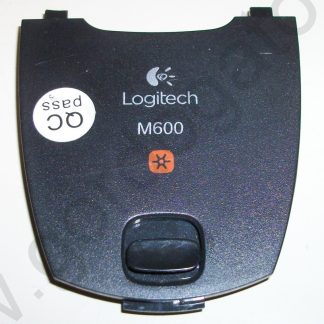Black Battery Bottom Door Cover for Logitech Cordless Wireless Mouse Model M600