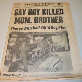 New York (New Jersey edition) Daily News Thursday May 9, 1974 Mitchell Watergate