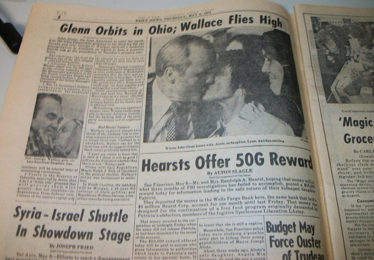 New York (New Jersey edition) Daily News Thursday May 9, 1974 Mitchell Watergate - Image 4