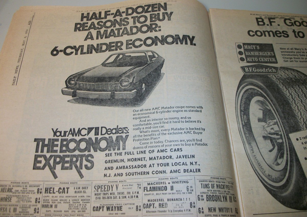 New York (New Jersey edition) Daily News Thursday May 9, 1974 Mitchell Watergate - Image 8