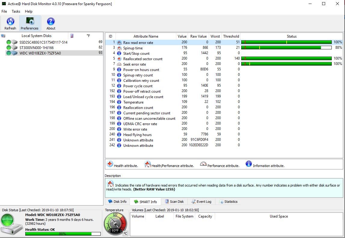 Western Digital WD10EZEX-75ZF5A0 1000GB 1TB 3.5" Desktop Hard Disk Drive WD Blue - Image 4