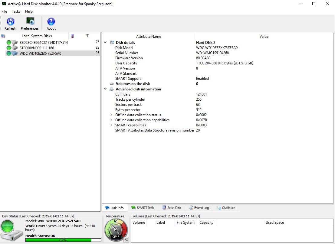 Western Digital WD10EZEX-75ZF5A0 1000GB 1TB 3.5" Desktop Hard Disk Drive WD Blue - Image 5