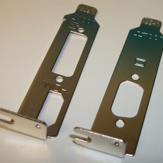 Low Profile Bracket Set For MSI Radeon R7 240 2GD3 PCIe VGA Video Graphics Card