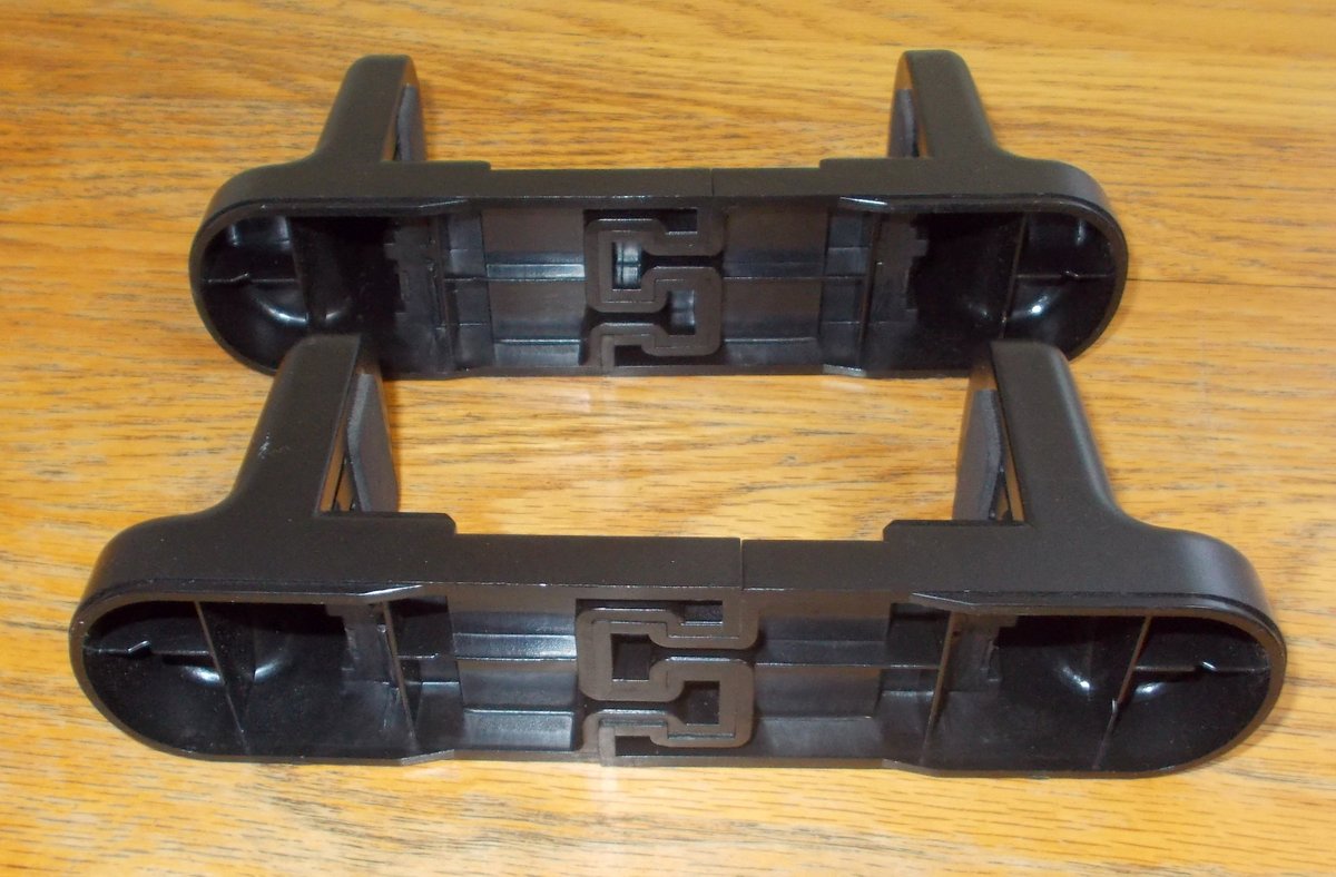 Black Plastic Stands for XION XION-810P Micro ATX / Mini ITX Desktop PC Case - Image 3