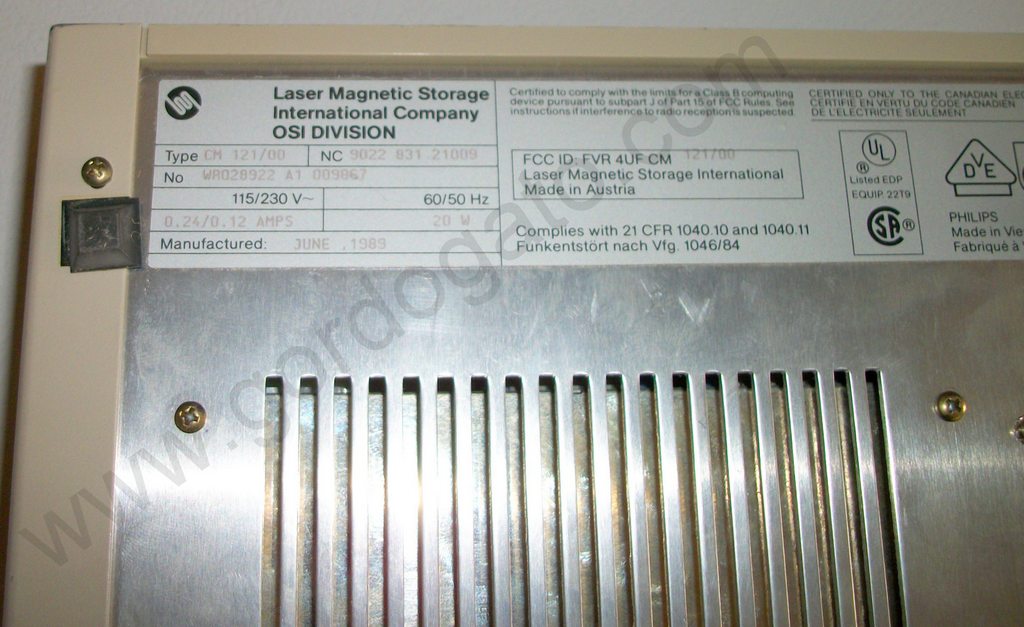 Laser Magnetic Storage International Company OSI CM 121 External Drive - Image 4