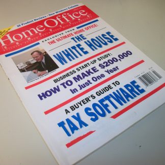 Home Office Computing Magazine February 1992 President Bush, Tax Software 386SX
