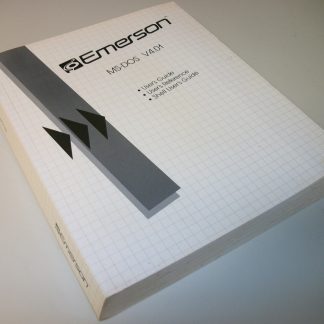 Emerson Computer PC MS-DOS V4.01 Manual User's Guide, Reference, Shell 1988 200-1091