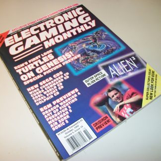 Electronic Gaming Monthly Video Game Magazine October 1992 Nintendo Sega TG16