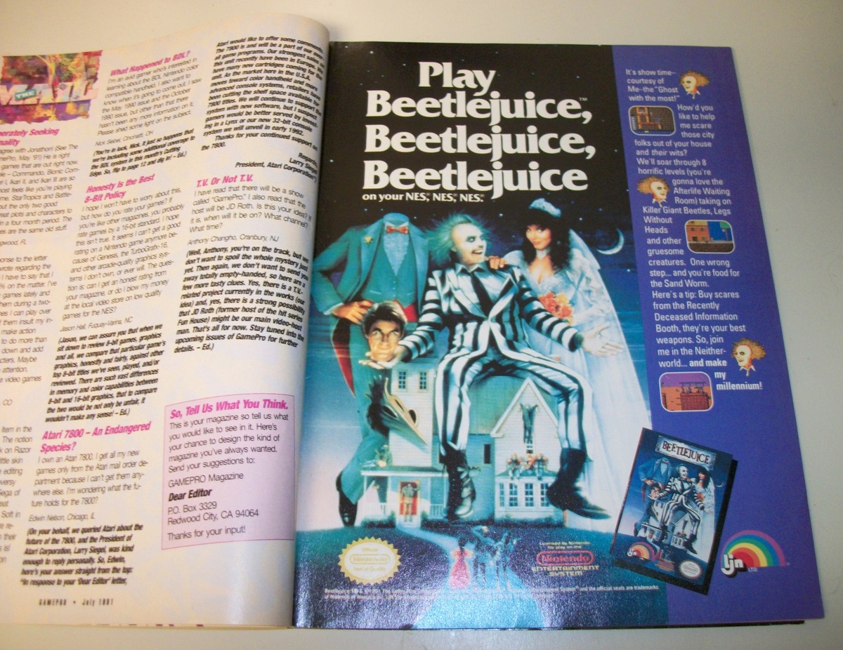 GamePro Nintendo Genesis TG16 Game Boy Atari Lynx Video Game Magazine July 1991 - Image 5