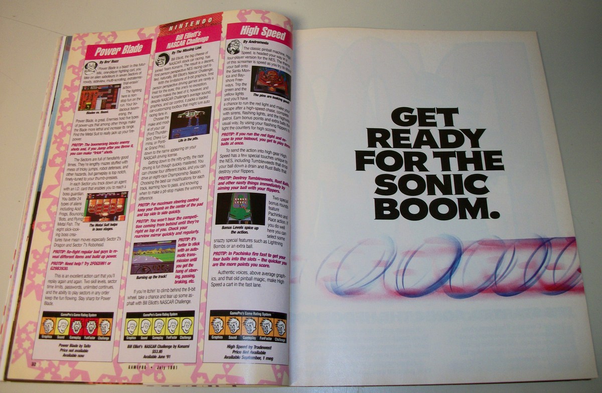GamePro Nintendo Genesis TG16 Game Boy Atari Lynx Video Game Magazine July 1991 - Image 6