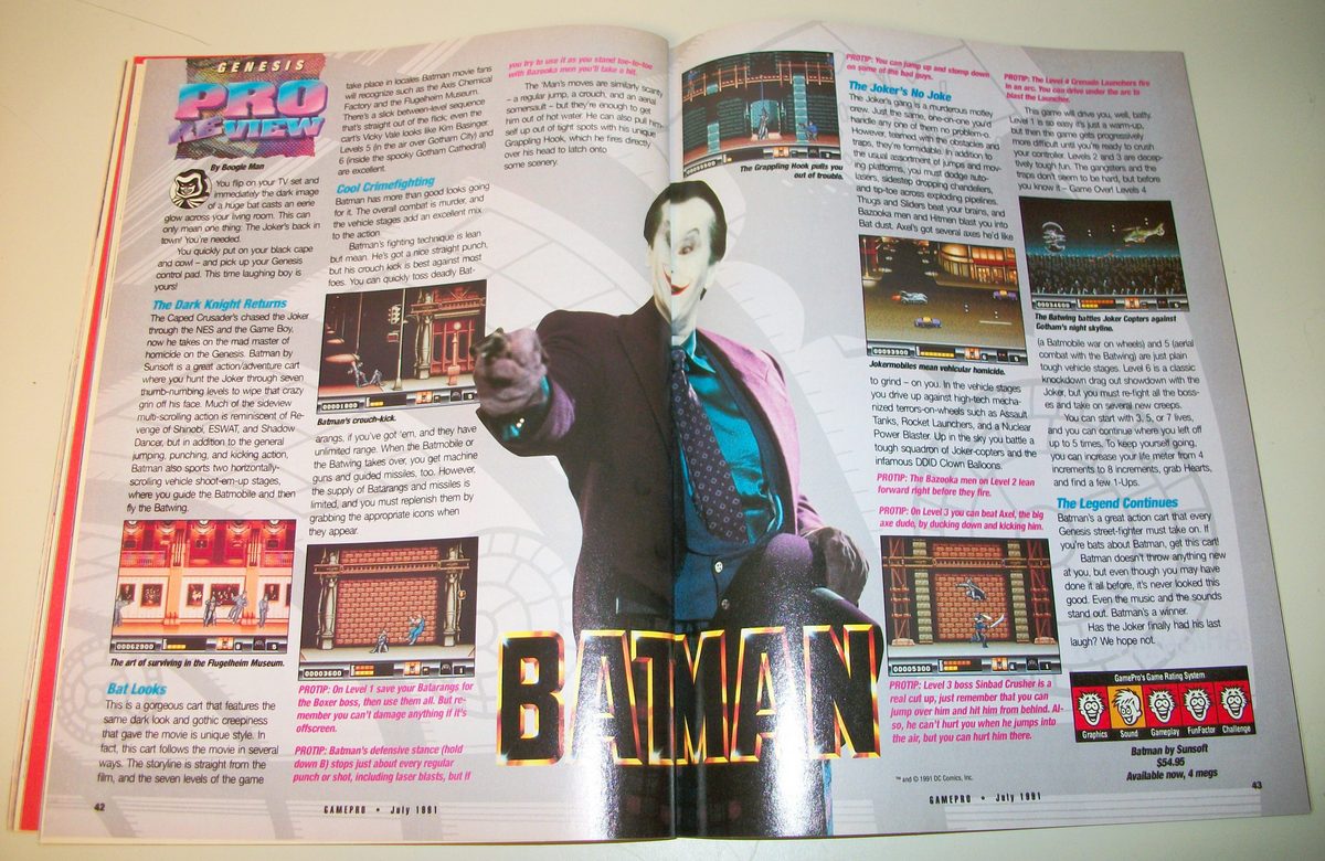 GamePro Nintendo Genesis TG16 Game Boy Atari Lynx Video Game Magazine July 1991 - Image 9