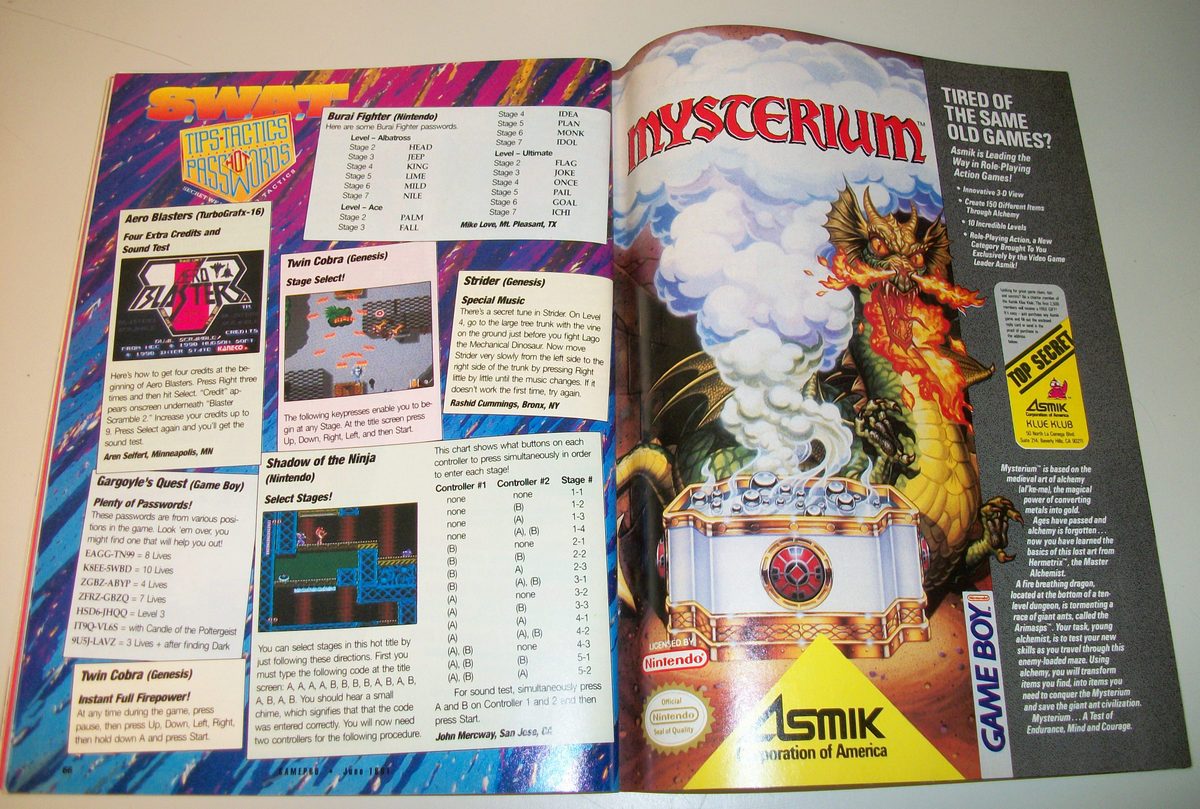 GamePro Nintendo Genesis TG16 Game Boy Atari Lynx Video Game Magazine July 1991 - Image 10