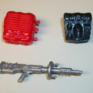 GI Joe G.I. Joe Lot: 2 x Backpacks, 1 Rifle Gun Storm Shadow, Avalanche, Viper