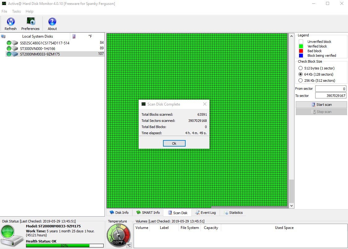 Lot of 4 2TB Seagate Dell ES.3 Server Hard Disks Constellation ST2000NM0033 HDD Lot 2 - Image 4
