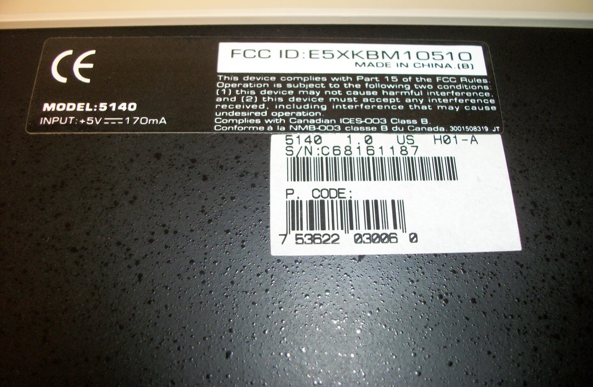 BTC Model 5140 Windows Keys PS/2 PS2 US H01-A Computer Keyboard Made in China - Image 8