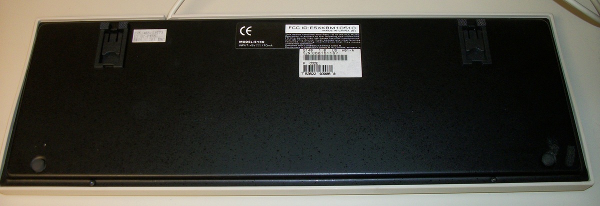 BTC Model 5140 Windows Keys PS/2 PS2 US H01-A Computer Keyboard Made in China - Image 9