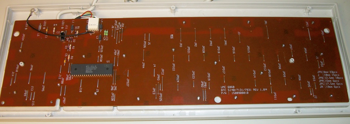 BTC Model 5140 Windows Keys PS/2 PS2 US H01-A Computer Keyboard Made in China - Image 13