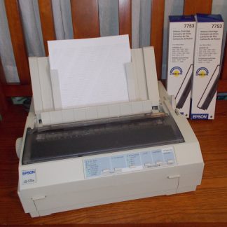 Epson LQ-570e LQ570e Dot Matrix Tractor or Friction Feed Parallel Port Printer
