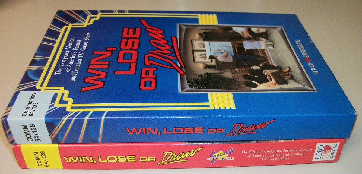 Lot- Win Lose or Draw & Second Edition for C64 Commodore 64 128 w/ Boxes & Discs - Image 5