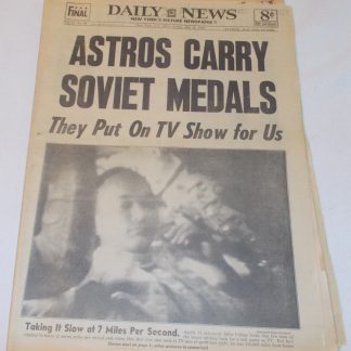 New York Daily News Friday July 18, 1969 Apollo 11 Moon Launch, Collins, Luna 15