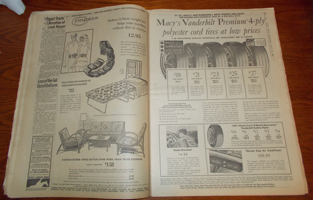 New York Daily News Thursday July 24, 1969 Apollo 11 Splashdown Ted Kennedy - Image 6