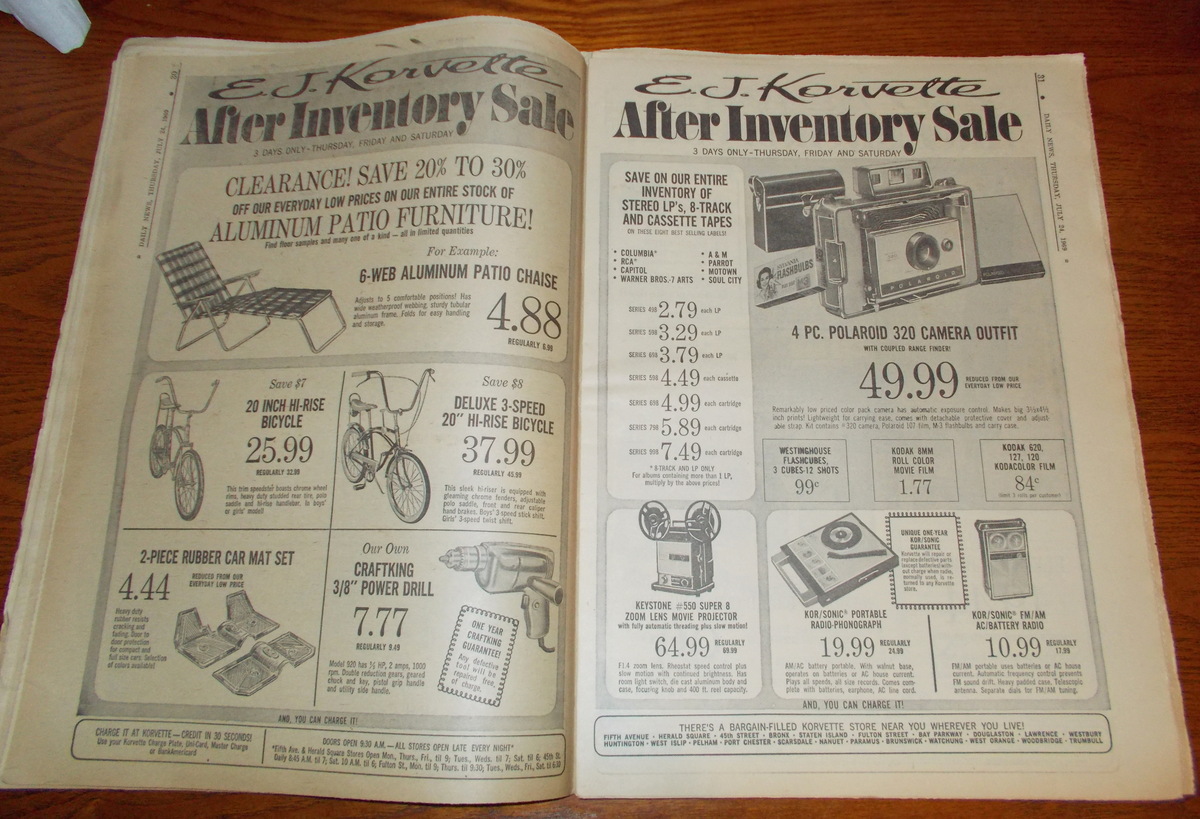 New York Daily News Thursday July 24, 1969 Apollo 11 Splashdown Ted Kennedy - Image 8