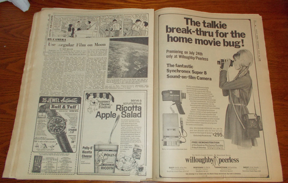 New York Daily News Thursday July 24, 1969 Apollo 11 Splashdown Ted Kennedy - Image 13