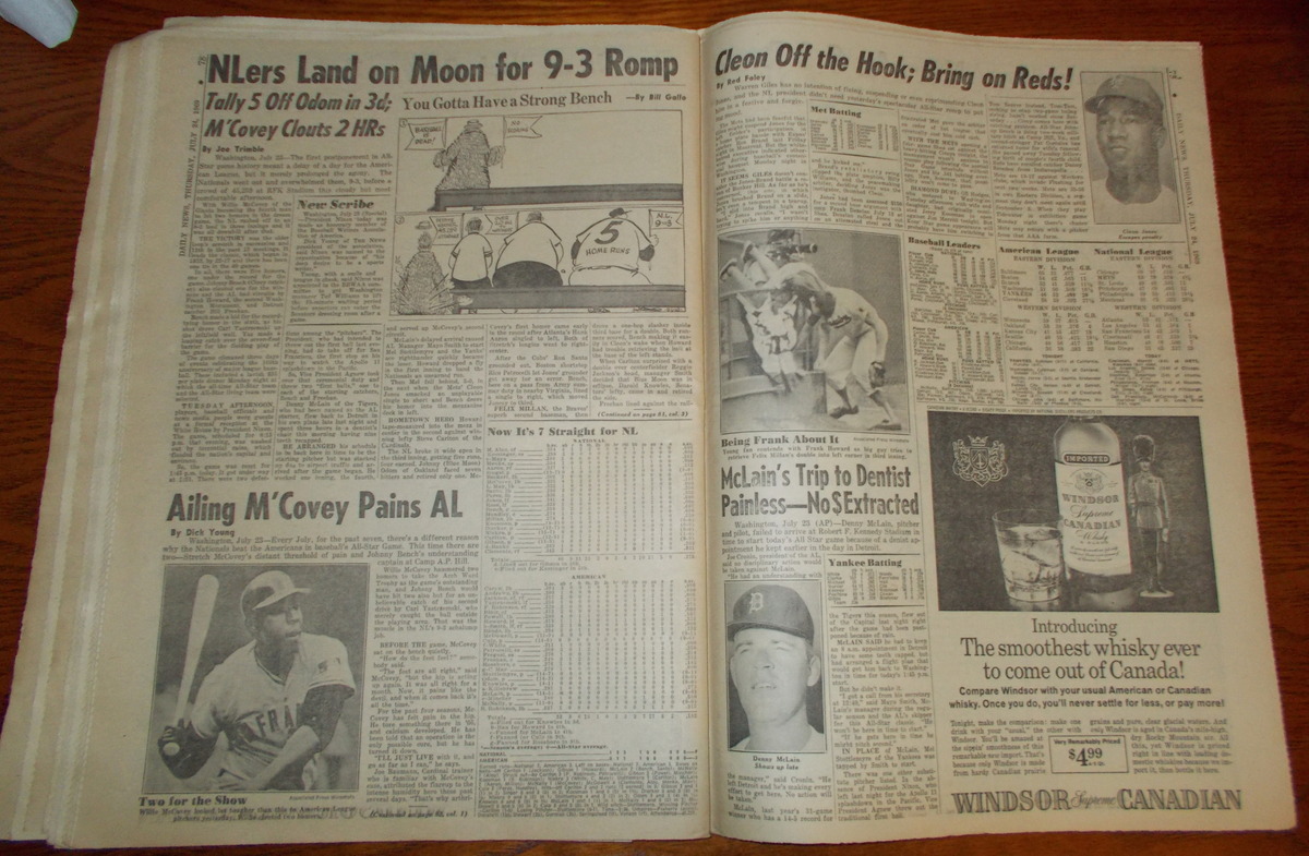 New York Daily News Thursday July 24, 1969 Apollo 11 Splashdown Ted Kennedy - Image 14