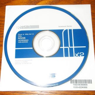 ISO Image of Original Driver CD Disc for Asus K50IJ Laptop Notebook for Windows XP