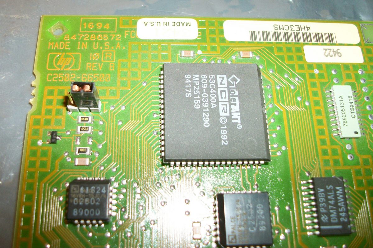 HP Hewlett Packard Scanjet 8-bit 8bit ISA Scanner Controller Card C2502-66500 - Image 4