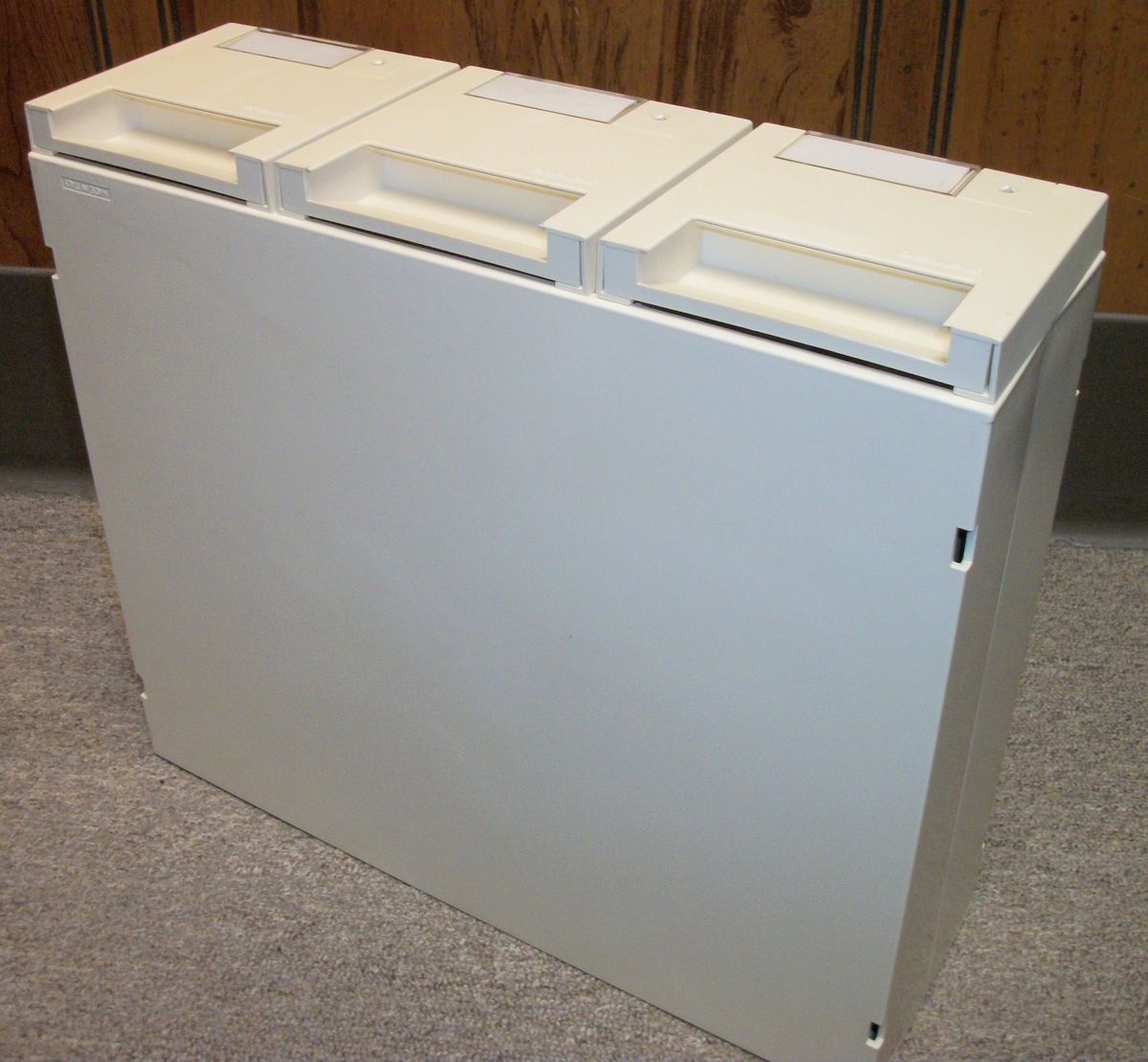 EX2QNENT 3.5" Plastic Floppy 150 Disk Diskette Storage Holder Box Container - Image 3