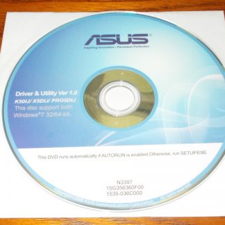 ISO Image of Original Driver CD Disc for Asus K50IJ Laptop Notebook for Windows 7 x86 & x64