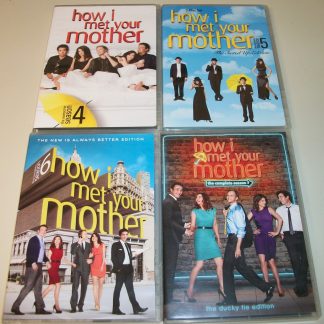 How I Met Your Mother Lot Seasons 4,5,6,7 on DVDs w/ Cases 12 Discs Hannigan