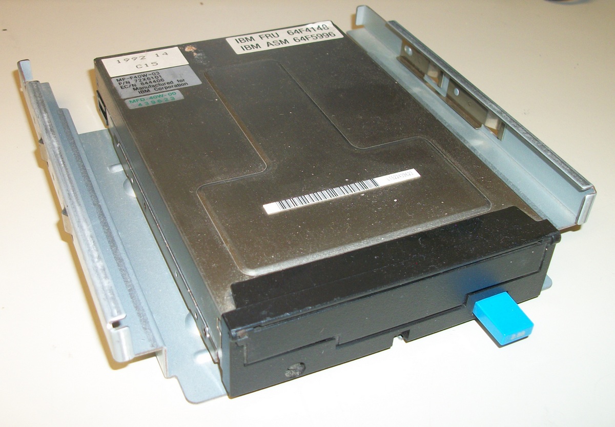 Sony MP-F40W-00 2.88MB Floppy Disk Drive FDD Diskette for IBM FRU 64F4148 & Sled