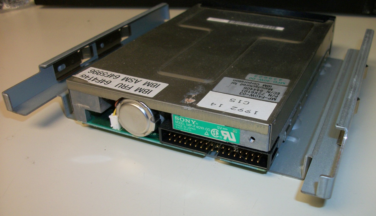 Sony MP-F40W-00 2.88MB Floppy Disk Drive FDD Diskette for IBM FRU 64F4148 & Sled - Image 4