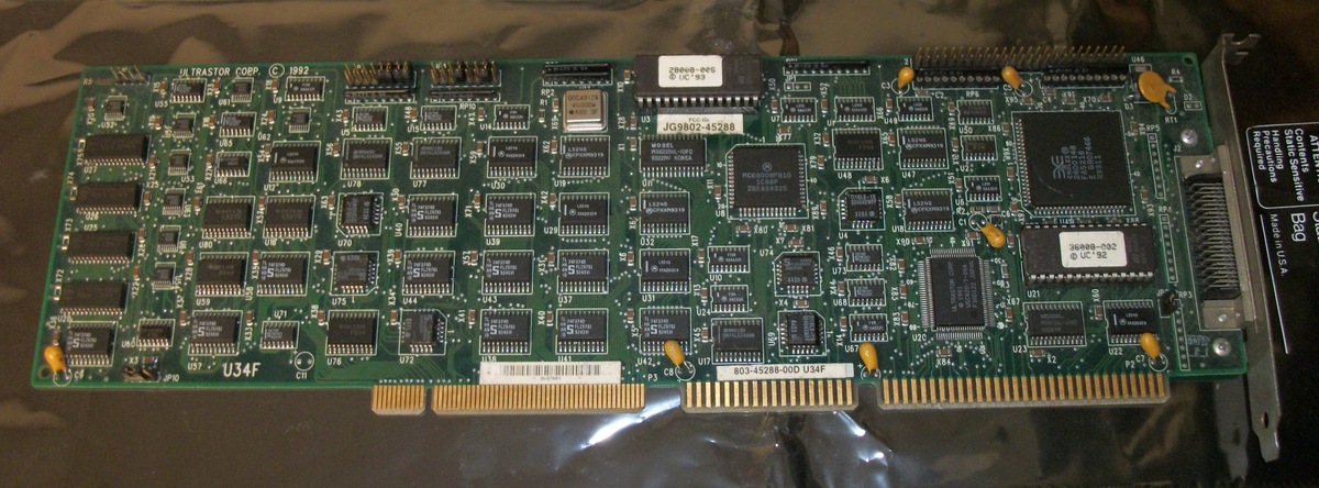 Ultrastor U34F VLB VESA Local Bus SCSI Controller Card w/ External 50-pin Connector