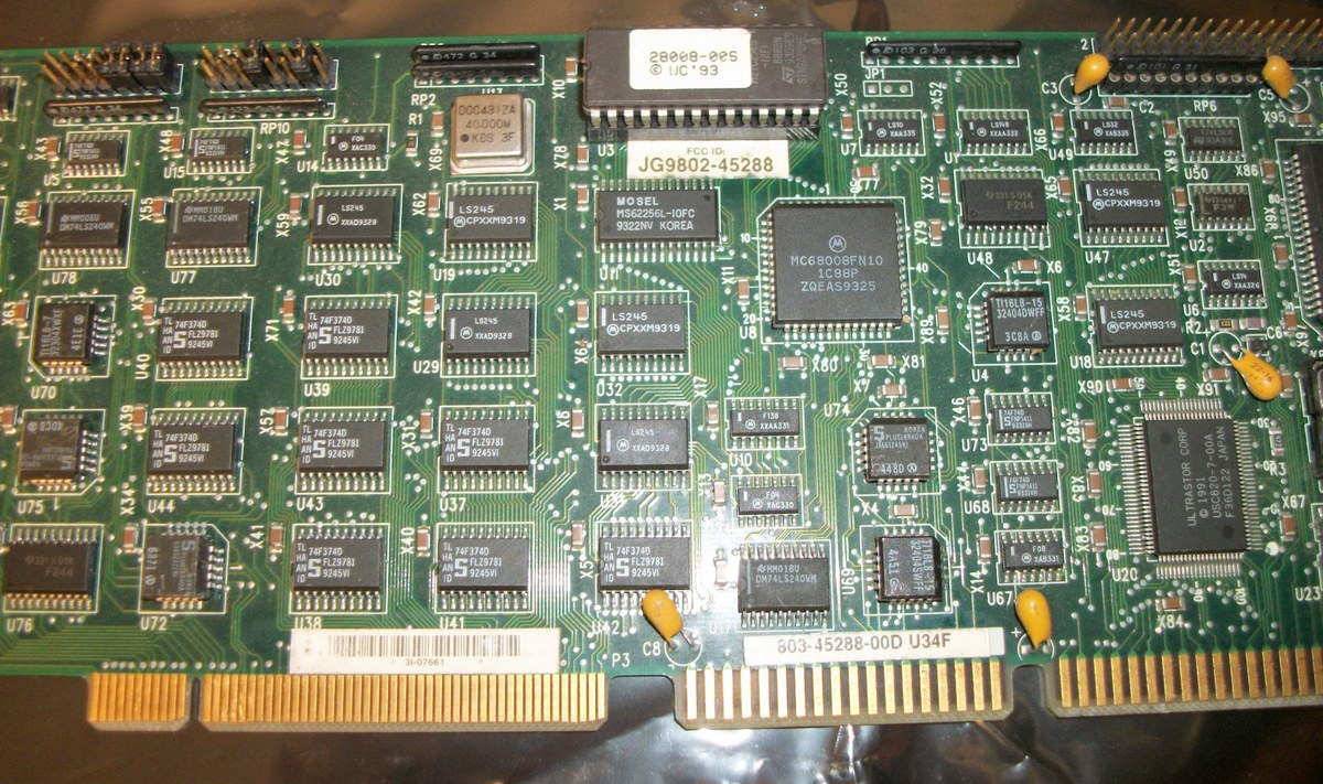 Ultrastor U34F VLB VESA Local Bus SCSI Controller Card w/ External 50-pin Connector - Image 4