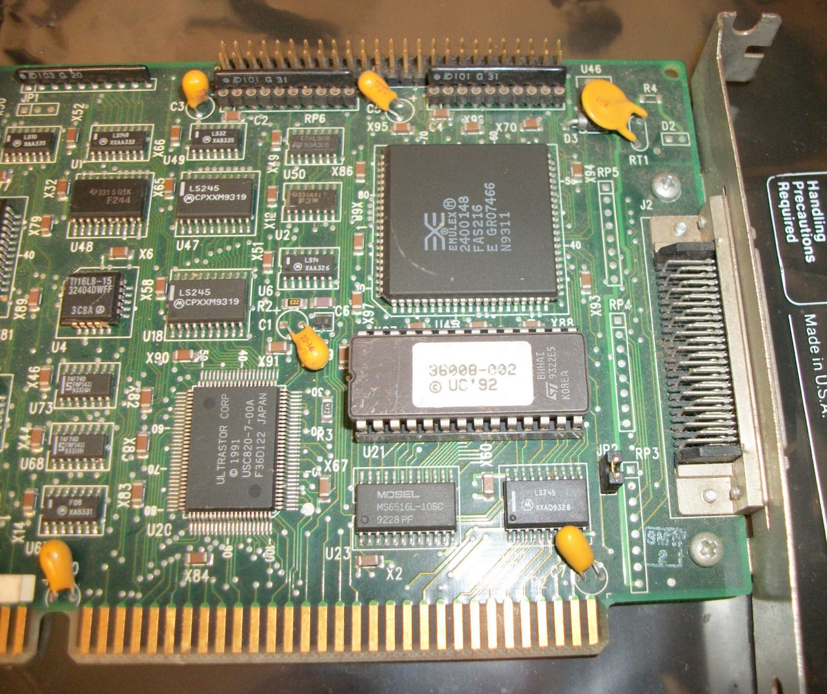 Ultrastor U34F VLB VESA Local Bus SCSI Controller Card w/ External 50-pin Connector - Image 5