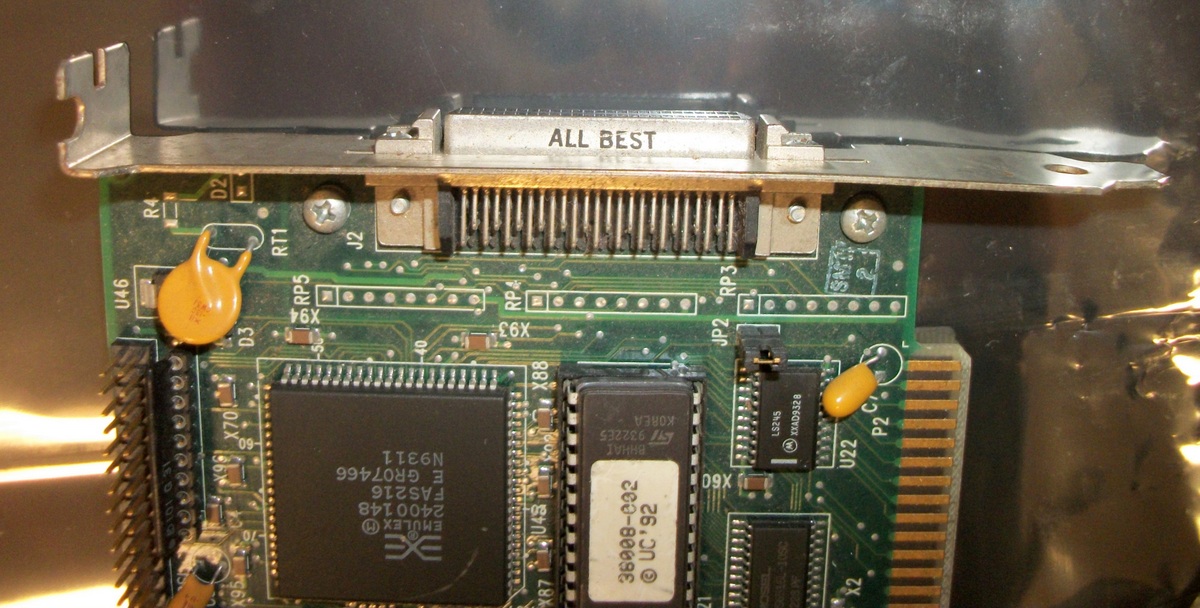 Ultrastor U34F VLB VESA Local Bus SCSI Controller Card w/ External 50-pin Connector - Image 6