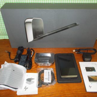 HP Elite x3 Windows 10 Mobile Cell Phone w/ Desk Docking Station & Original Box