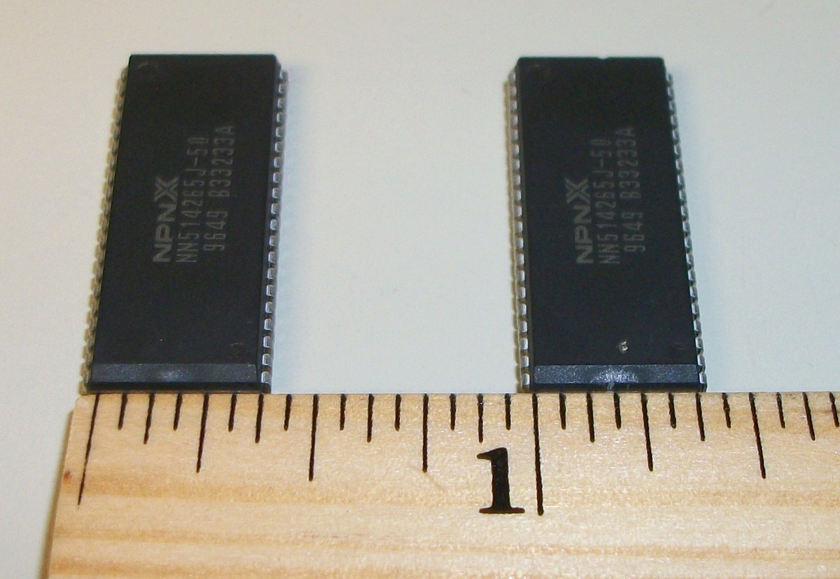 512K (2 x 256K) SOJ EDO NPN -50ns Video Graphics Card Memory Upgrade 1990s - Image 2