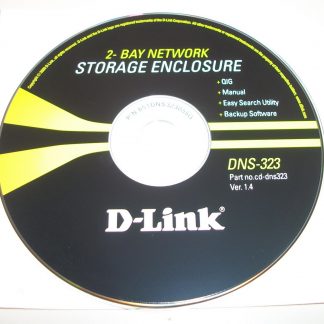 ISO Image of Original Support CD Disc for D-Link DNS-323 DNS323 NAS 2-Bay Storage Enclosure
