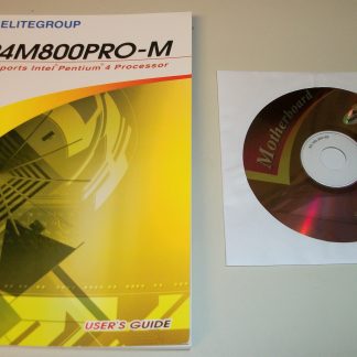 Original Manual User's Guide, Driver CD Disc for ECS P4M800PRO-M Motherboard 2006