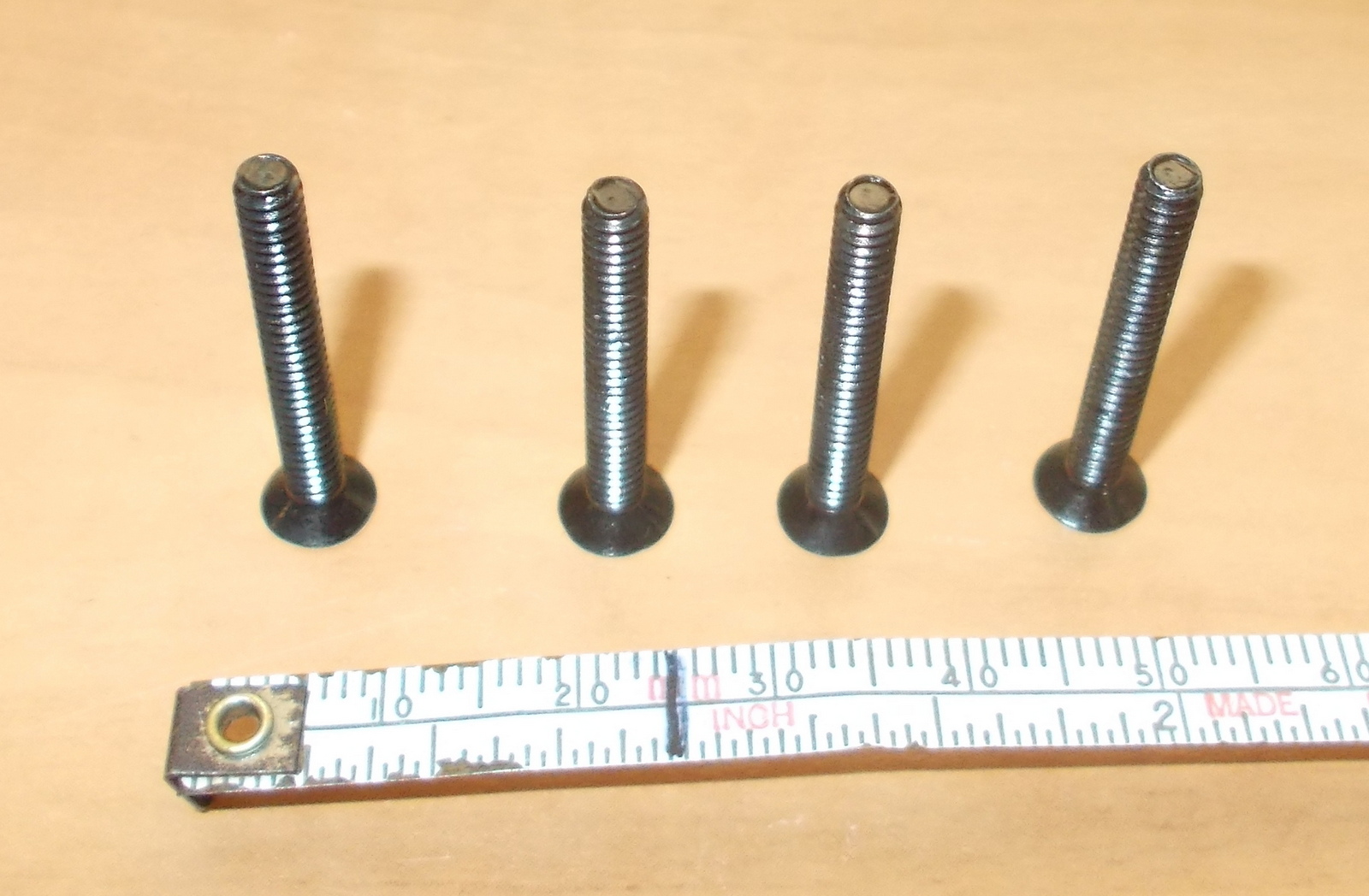 Lot of 4 Long (27mm) Cooling Fan Screws for Corsair Carbide 100R Computer Case - Image 2