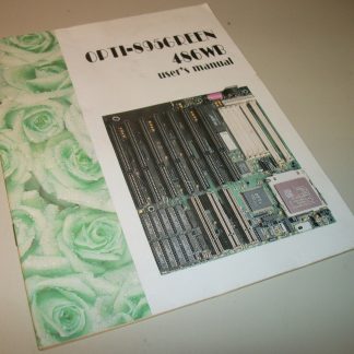 OPTI-895GREEN 486WB Mainboard Motherboard User's Guide Manual Book VLB