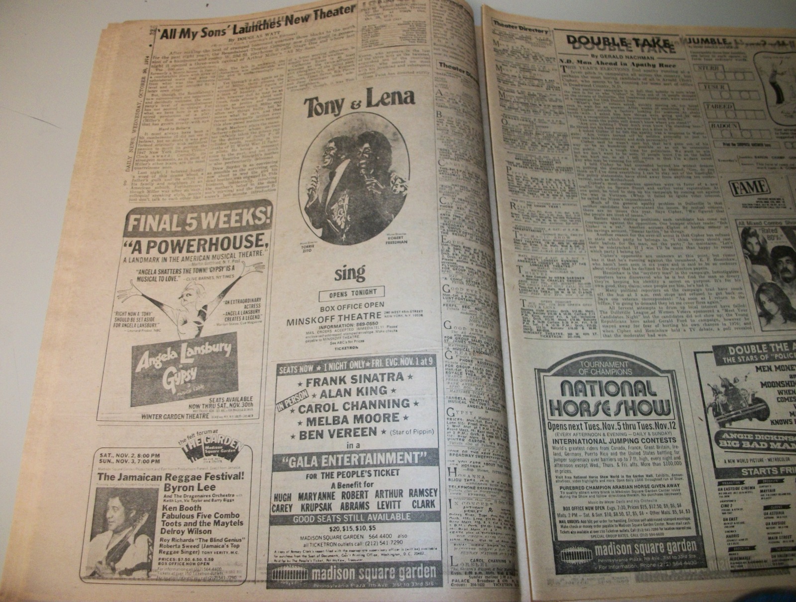 Daily News - Wednesday October 30, 1974 Muhammad Ali Beats George Foreman Zaire - Image 8